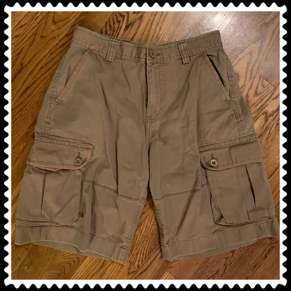3/$30 Boys POLO Ralph Lauren khaki cargo shorts 16
